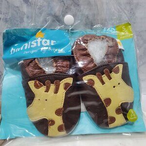 Ministar Genuine leather baby shoes Giraffe‎ Small 0-6 months